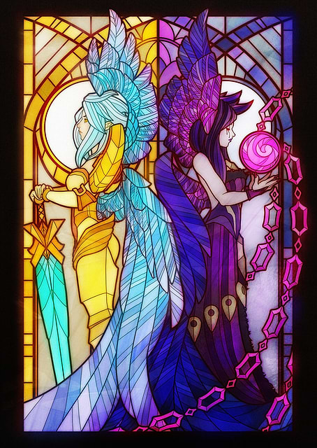 Sisters Divided: Morgana & Kayle / platina