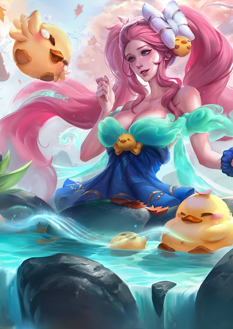 Spirit Blossom Sona's Onsen Serenity / PLATINA