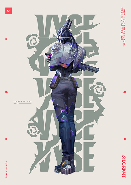 VALORANT Agent Vyse / PLATINA