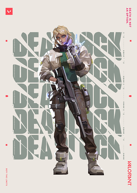 VALORANT Agent Deadlock / PLATINA