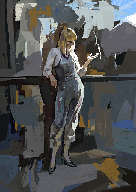 Figure Study in Bold Strokes / PLATINA