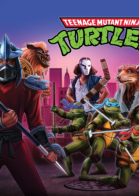 TMNT: Cityscape Group Poster / PLATINA