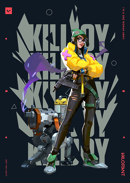 VALORANT Agent Killjoy / PLATINA