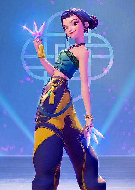 Zoey KPop Demon Hunter / platina