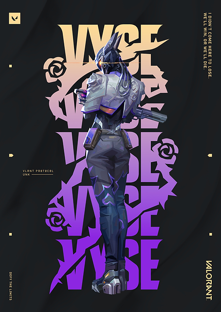 VALORANT Agent Vyse Black / PLATINA