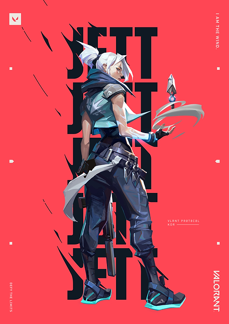 VALORANT Agent Jett / PLATINA