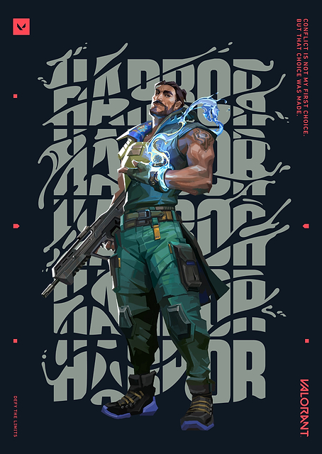 VALORANT Agent Harbor Black / PLATINA
