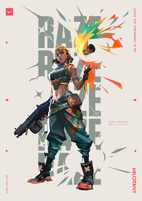 VALORANT Agent Raze / PLATINA