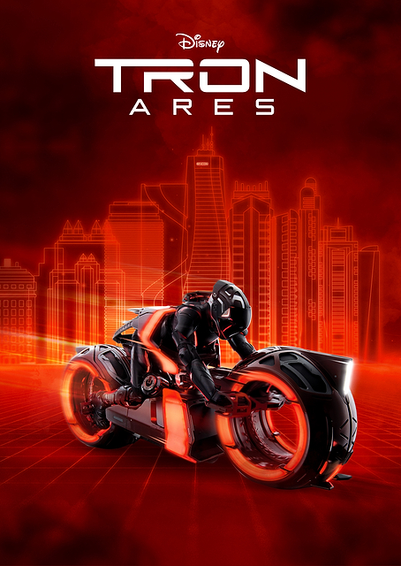 Tron: Ares - 2025 film poster / PLATINA