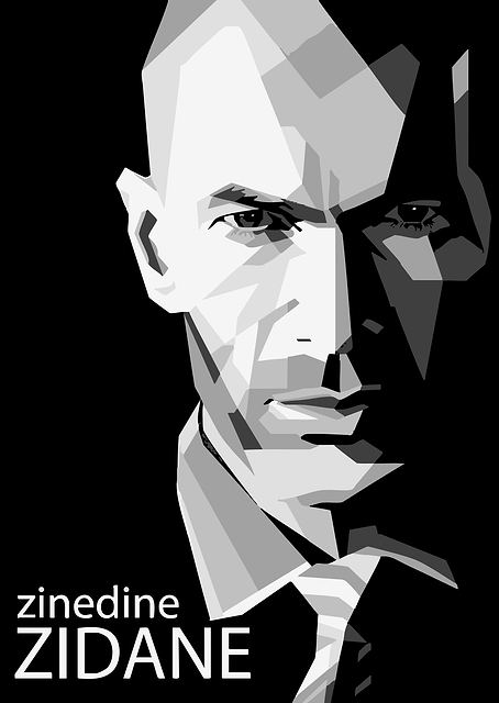 Zinedine Zidane Portrait / PLATINA