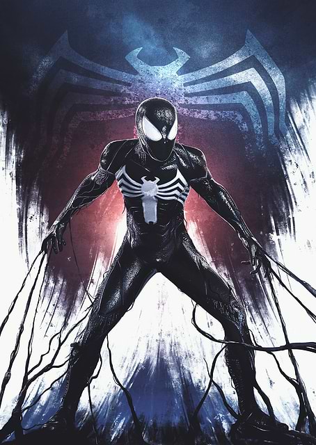Black Suit Spider-Man Symbiote / platina