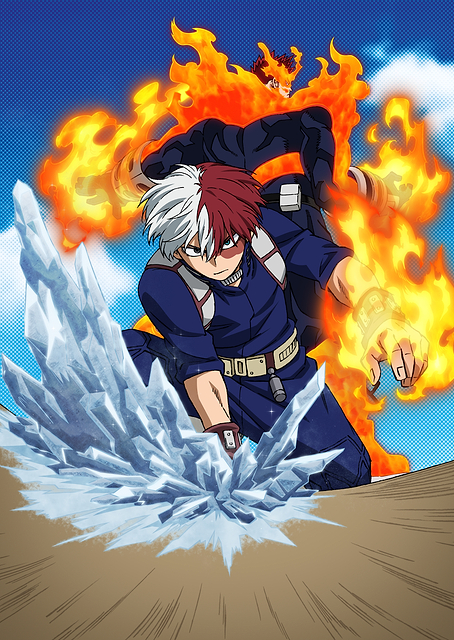 MHA Season 4: Todoroki and Endeavor / PLATINA