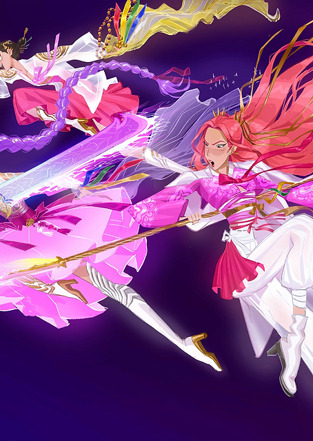 Vibrant K-Pop Demon Hunter Squad / PLATINA