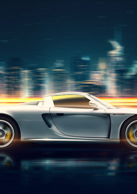 Night Speed: Porsche Carrera GT / PLATINA