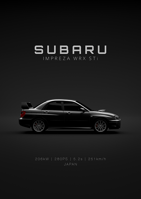 2004 Subaru Impreza WRX STi Specs / PLATINA