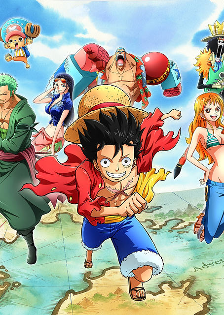 Straw Hats on the Grand Line Map / PLATINA