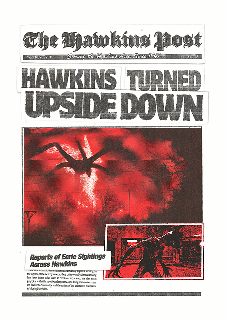 Hawkins Post: Upside Down Edition / PLATINA