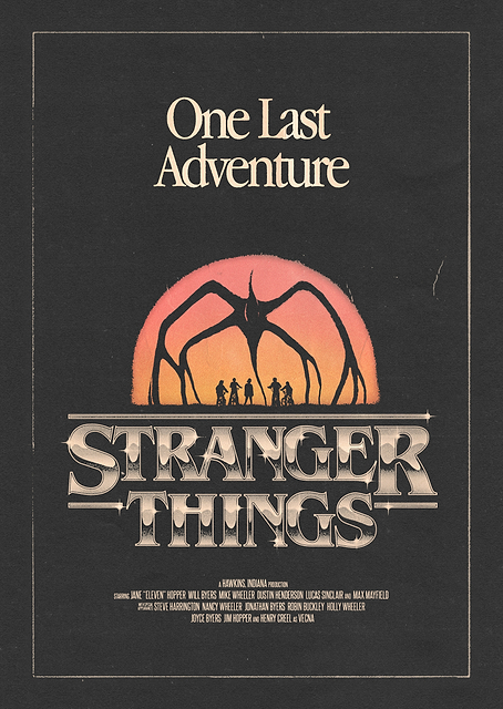 Stranger Things: One Last Adventure Poster / PLATINA