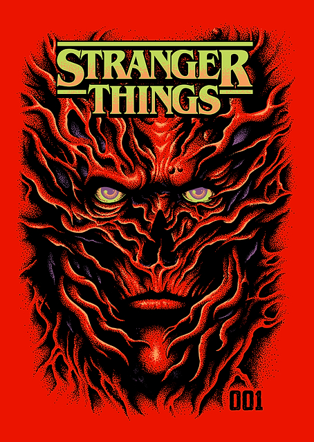 Stranger Things: Vecna's Chilling Portrait / PLATINA