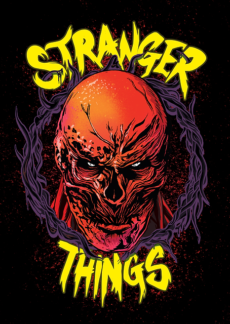 Vecna's Menace: Stranger Things Art / PLATINA