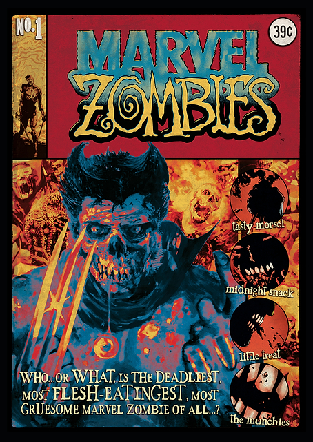 Zombie Wolverine Comic Cover / PLATINA