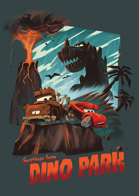 Cars: Greetings from Dino Park / PLATINA