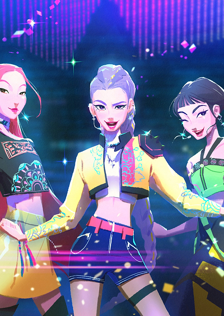 Vibrant HUNTR/X Trio Performance / PLATINA