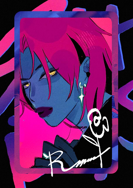 Demonic Ramance's Portrait / platina