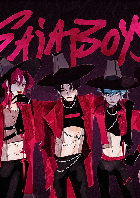 SAJA BOYS: Edgy K-Pop Aesthetic / PLATINA