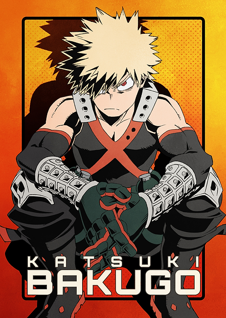 Katsuki Bakugo: Explosive Hero Stance / PLATINA