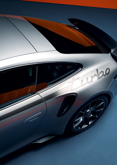 Silver Porsche 911 Turbo Elegance / PLATINA