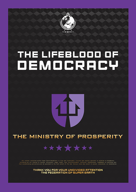 Super Earth: Lifeblood of Democracy / PLATINA