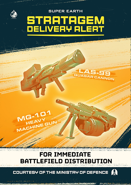 Super Earth Stratagem Delivery Alert / PLATINA