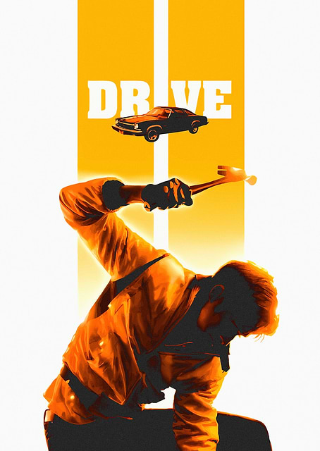 Drive Movie Poster Art / platina