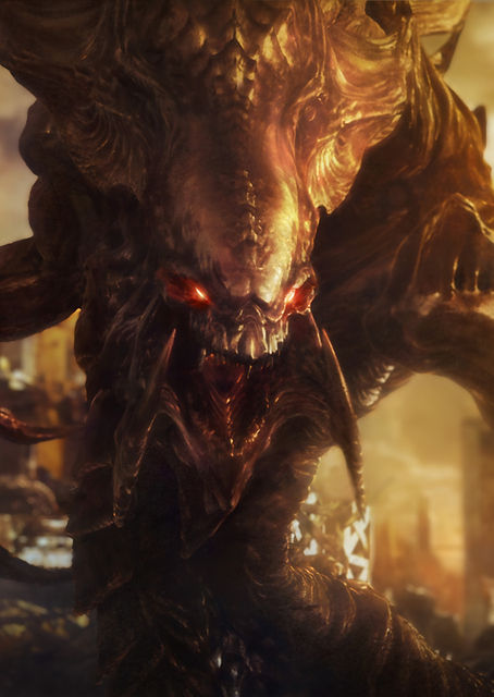 Hydralisk's Fury Over Ruined City / PLATINA