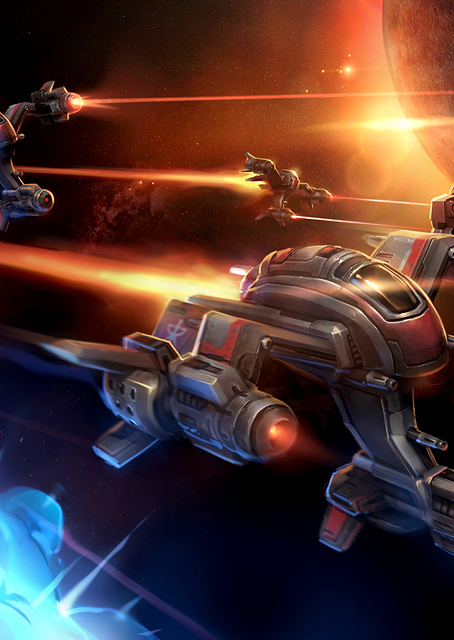 StarCraft Wraith Fighters / PLATINA