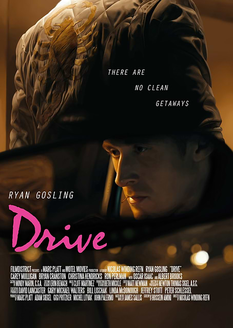 Drive Movie Poster: Ryan Gosling / platina
