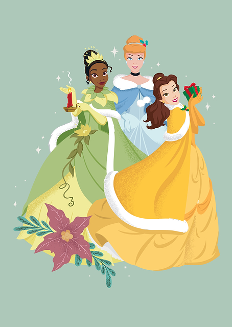 Holiday Magic with Disney Princesses / PLATINA