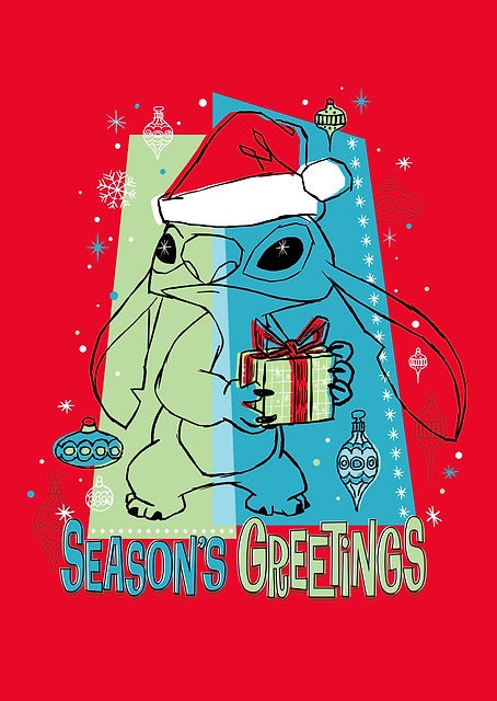Stitch's Festive Season's Greetings / PLATINA