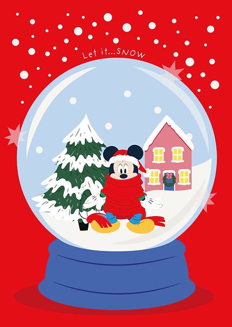 Mickey Mouse in Snow Globe / PLATINA