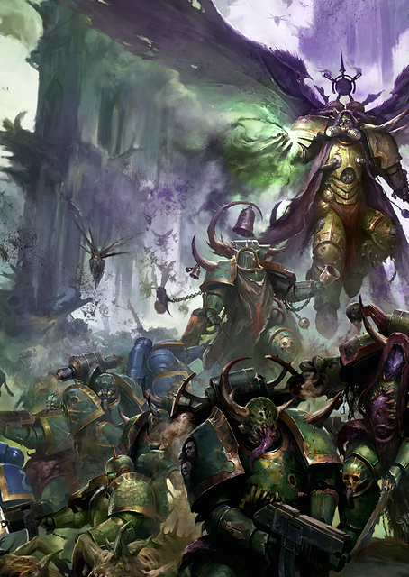 Mortarion and the Death Guard / PLATINA