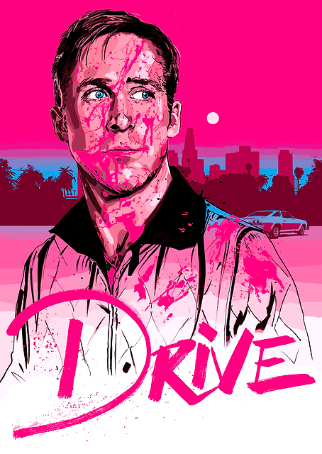 Drive Movie Poster Fan Art / platina