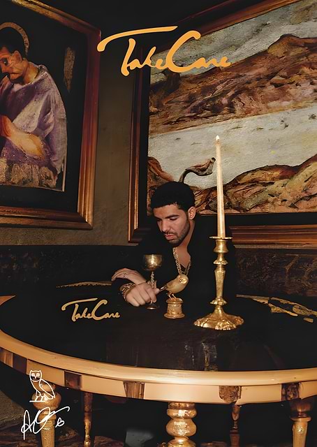 Drake Take Care Album Cover / platina