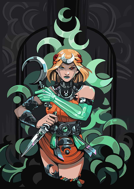 Hades Game Character Illustration / platina