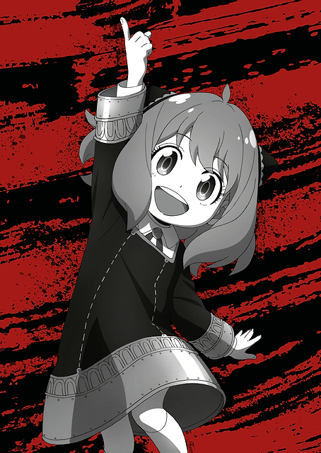 Anya Forger's Energetic Pose / PLATINA
