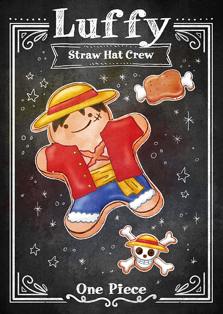 Luffy Cookie Chalkboard / PLATINA