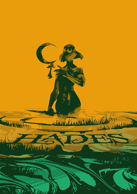 Hades Game Poster / platina