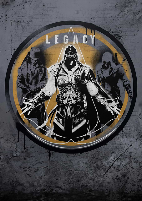 Assassin's Creed: Legacy Stencil / platina