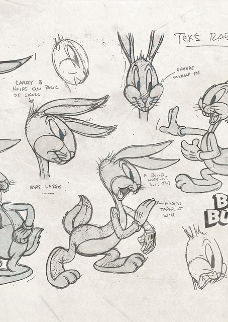 Bugs Bunny Character Model Sheet / PLATINA