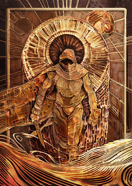Paul Atreides: Golden Dune Messiah / platina